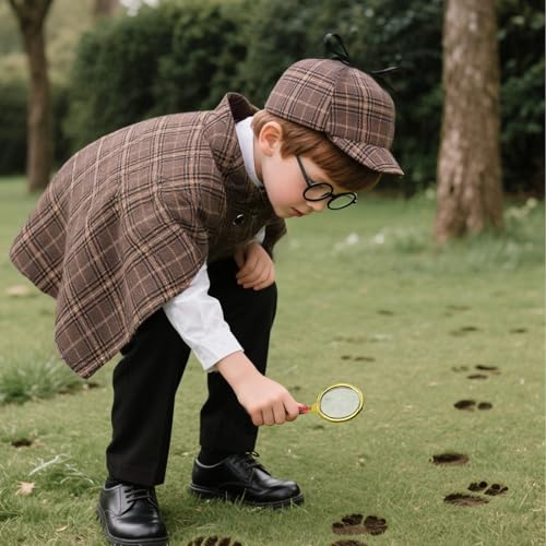 Disfraz Completo de Detective Infantil para Niños y Niñas miniatura 7