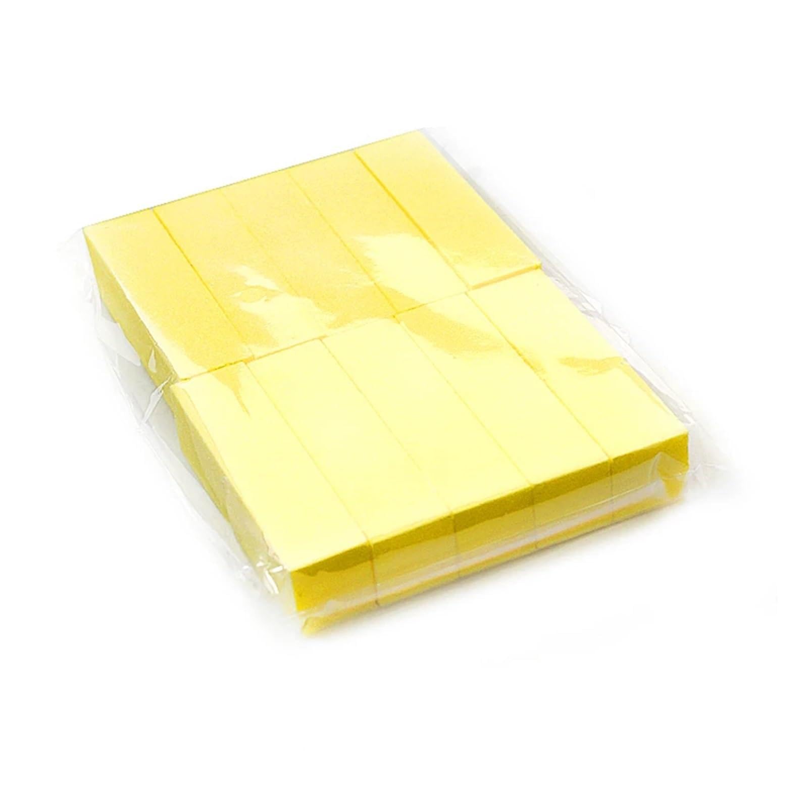 Gąbki szlifierskie, Piasek. Blok gąbkowy narzędziowy Dwustronny pilnik do manicure Multicolor 10/20 szt(Yellow,20pcs)