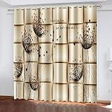 MÚLTIPLES USOS: las cortinas están hechas de poliéster de alta calidad y con un diseño moderno, lo que le dará a tu habitación un nuevo aspecto. Son muy adecuados para tu dormitorio, cocina, baño, habitación de los niños, decoración del hogar, etc.