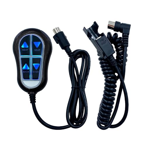 4 Button 5 Pin Remote ZK1300-HC Replacement for Lift Chair Power Recliner | For Golden Technologies Lift Chair and Ultra comfort UC484-MED, UC808, Backlight, Electric Sofa Hand Control Replacement