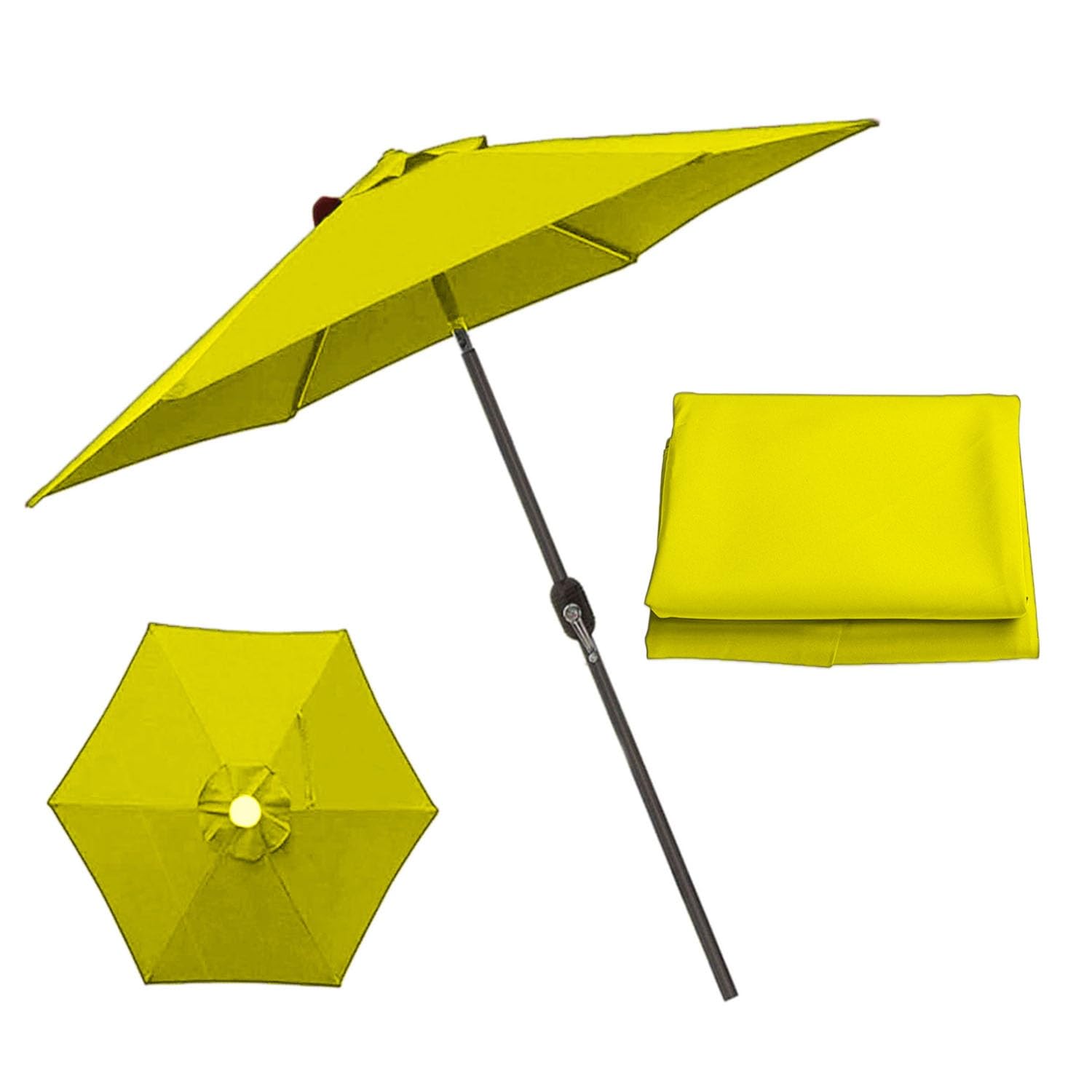 Parasol Umbrella Replacement Cover patio umbrella replacement canopy Garden Parasol Canopy Cover Sun Umbrella Replacement Cloth fabric cover fits Wood, Aluminum, Metal or Fiberglass Umbrella Frames (