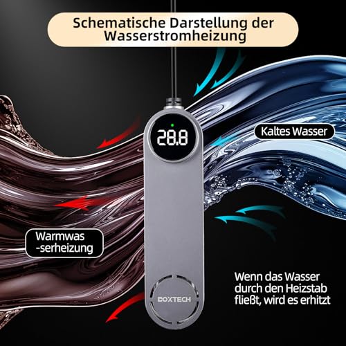 Mini chauffage d'aquarium boxtech pour stabiliser l'eau du poisson Betta sans l'immerger - 6