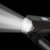 Vista 3 de Energizer Luz recargable X400 para bicicleta, IPX4 resistente al agua, diseño compacto y ligero, luz de clip frontal y luz LED trasera