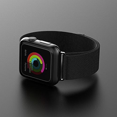 JETech Protector de Pantalla para Apple Watch 42mm, Vidrio Templado, 2 Unidades