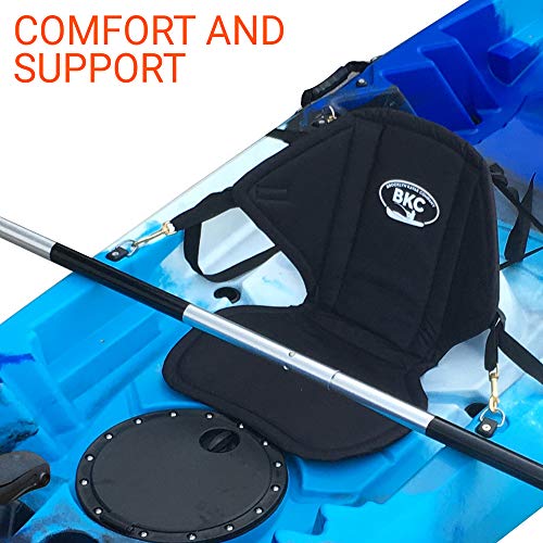 Bkc Uh-Ks222 Universal Sit-On-Top Soft Padded Kayak Seat And Backrest With Water Bottle Pouch For Fishing/Kayaking/Rafting/Canoeing By Brooklyn Kayak Company (1 Pack) #TOP5