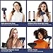 PARWIN PRO BEAUTY Air-Sonic Hair Dryer with Diffuser, HD-LED Display & 110, 000 RPM High Speed Ionic Blow Dryer, 1 1/4 Inch Left & Right Air Auto-Wrap Curlers, Prussian Blue Professional Version