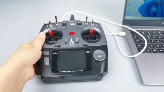 Radiolink T12D Transmisor RC De 12 Canales Y Receptor R12F Con Telemetría – Compatible Con ELRS Y Crossfire, Alcance De 4 Km, Modo 2, Para Drones Y Aviones