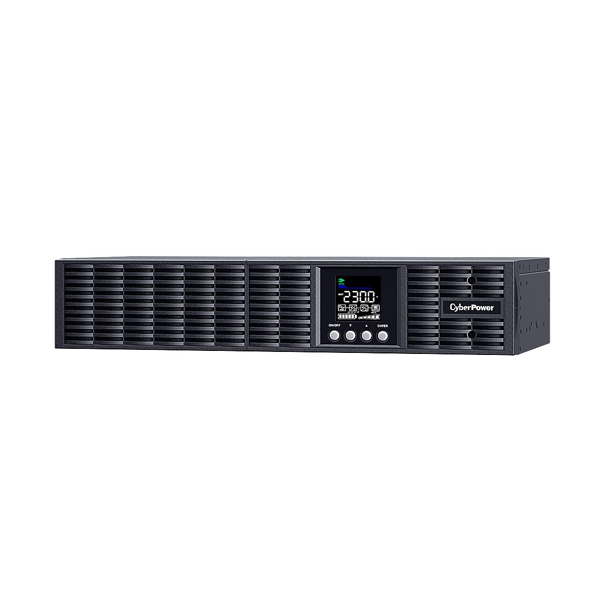 CyberPower Systems USV, OLS Tower/19""-Serie, 1000VA/900W, 2HE, On-Line, LCD, USB/RS232, (OLS1000ERT2UA-B)