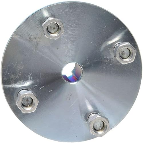 Miniatura 7 de AlveyTech Buje de eje Go-Kart Live de 4 x 4 pulgadas con paso hacia abajo de 1 a 34 pulgadas eje con llave de 14 pulgadas rueda delantera trasera de