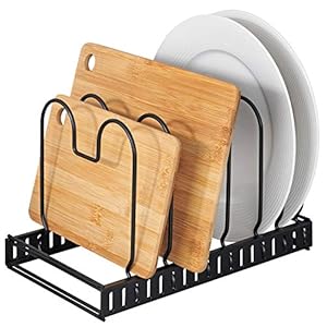 Wenko 30-57 cm uitschuifbare steun voor pannen en deksels