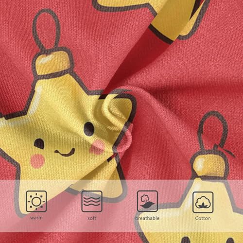 Soft Girls' Panties Briefs Underwear for Toddlers Christmas Ornaments Stars in Sizes 2T,3T, 4T, 5T, 6Y and 8Y3