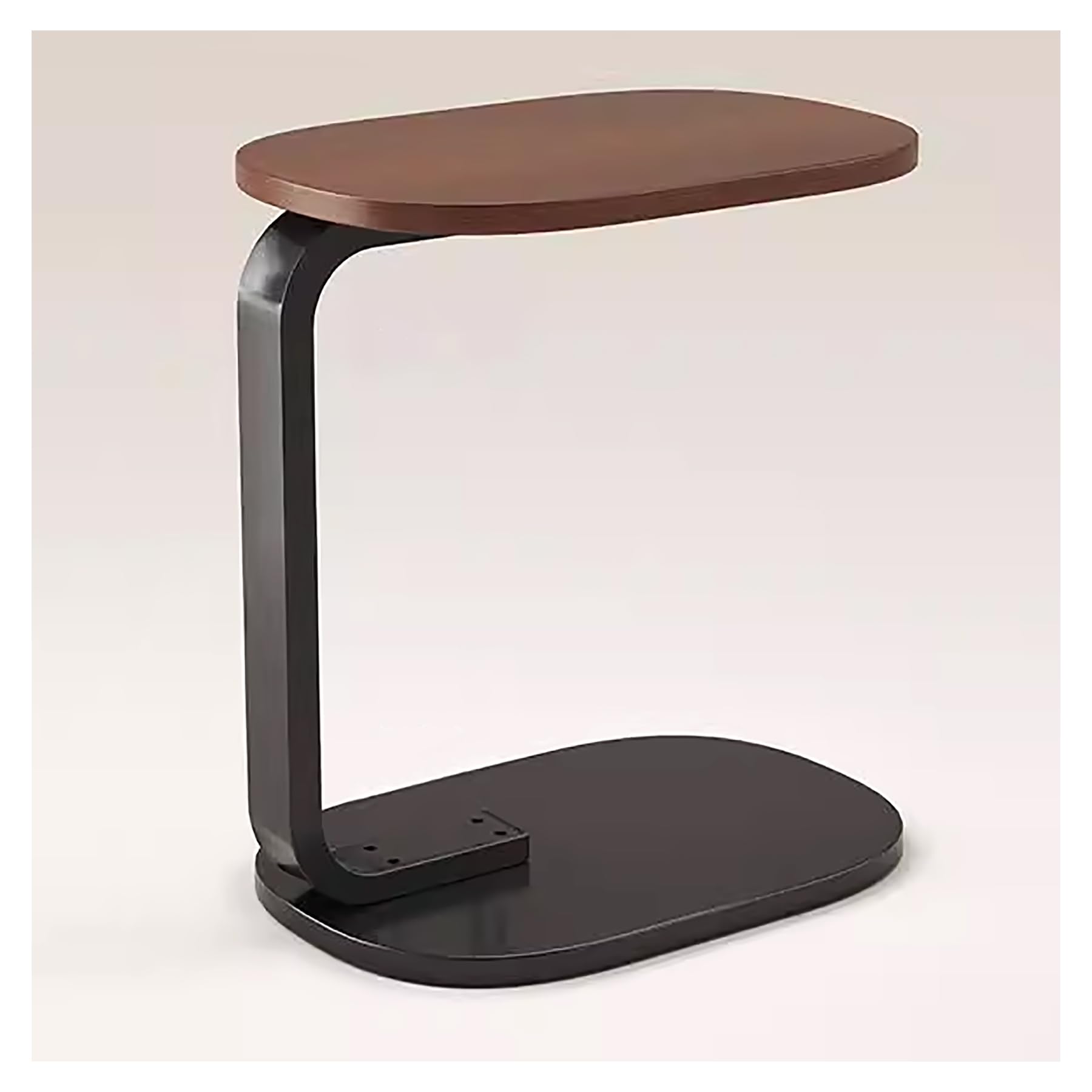 ZLGONRL Small Bedside Table Wooden End Tables Living Room C Shaped Side Table Couch Tables That Slide Under Space Saving Side Table