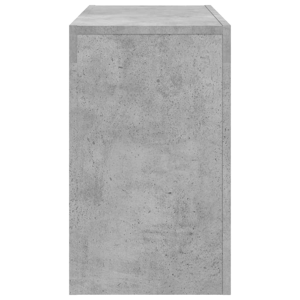 vidaXL Tavolini da Salotto Impilabili 3pz Grigio Cemento in Truciolato