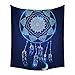 Produktbild Wandteppich Mandala Traumfänger Wandbehang Schwarz Weiß Wandtuch Polyester Wandtuch Hippie Tapestry Home Decor Digitaldruck Wand Schlafzimmer Wohnzimmer Mittelalter Dekorativ95x73CM