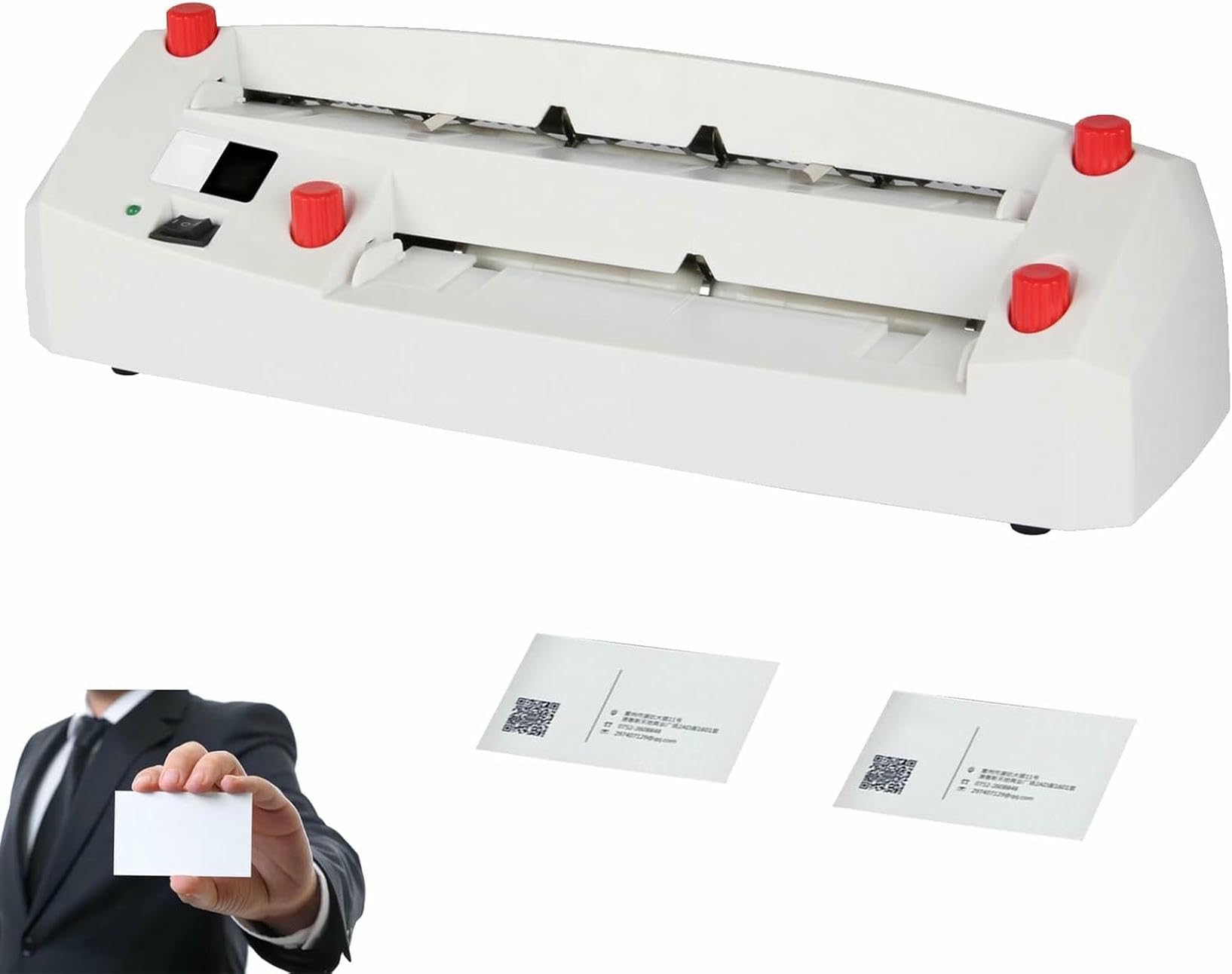 Machine de découpe de cartes de visite électrique pour un alignement parfait