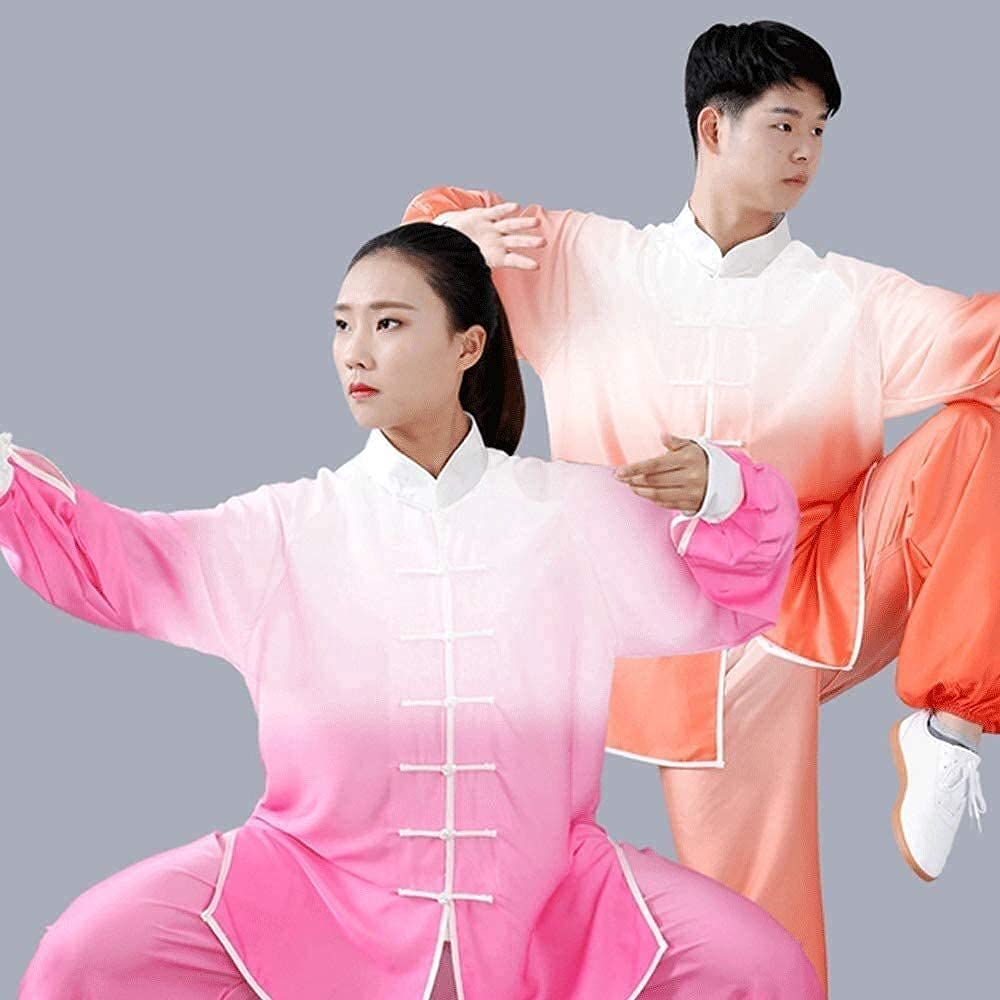 Cztery pory roku Tai Chi Uniform Set, Martial Arts Suit Chiński Tai Chi Suit Tang Suit Men Tradycyjna odzież Hanfu Haftowane bluzki i spodnie, strój do medytacji Zen (czarny