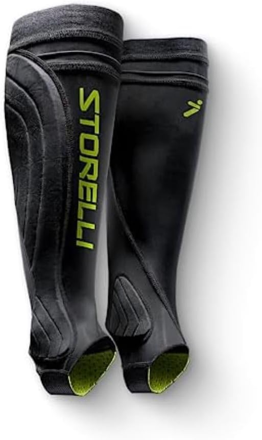 BodyShield Leg Guards, Premium Compression Shin Guard Sleeves for Soccer Players, UV-Resistant, Unisex, 1 Pair