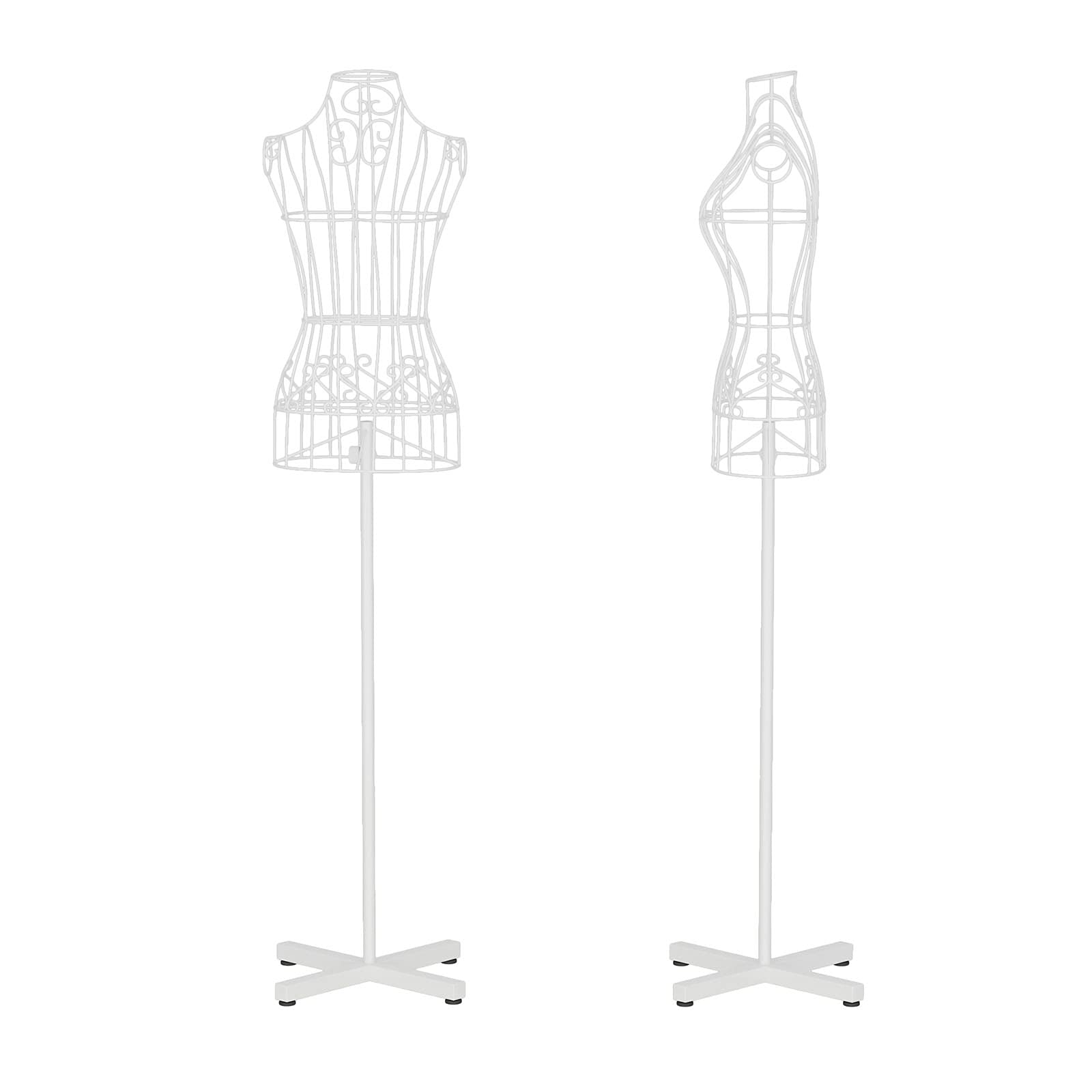 Maniquí femenino ajustable de metal para modistería y escaparates modelo B