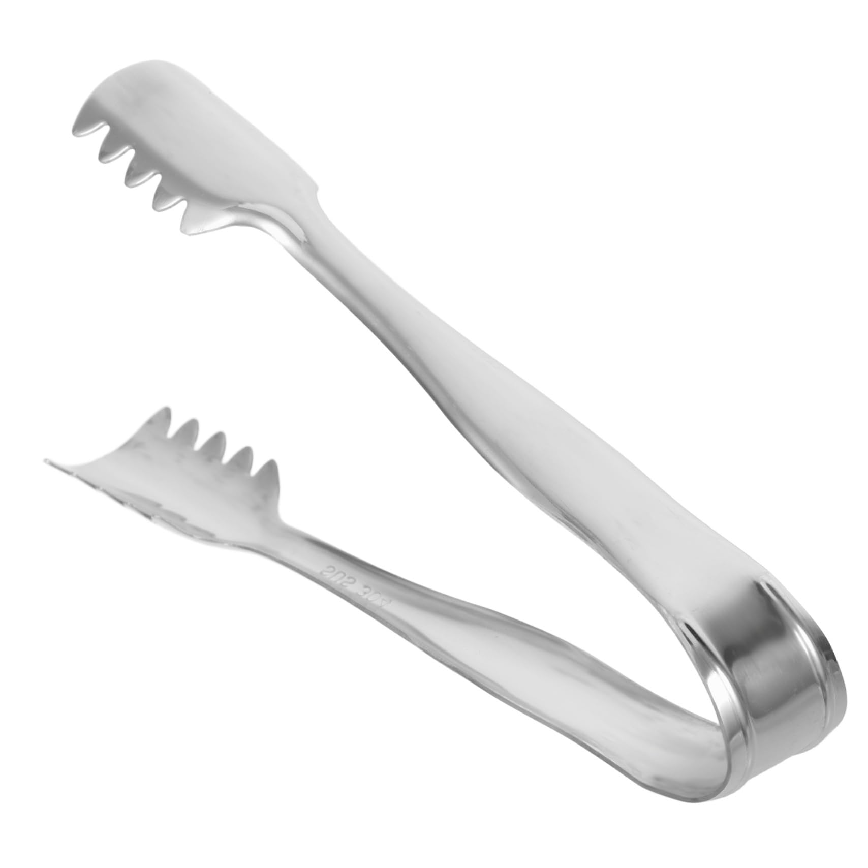 CIYODO Stainless Steel Ice Clip Ice Tongs Mini Ice Tong Ice Cube Tong Professional Toast Tong Small Kitchen Tongs Sugar Cube Tongs Tea Party Tongs Multi-function Toast Tong Silver