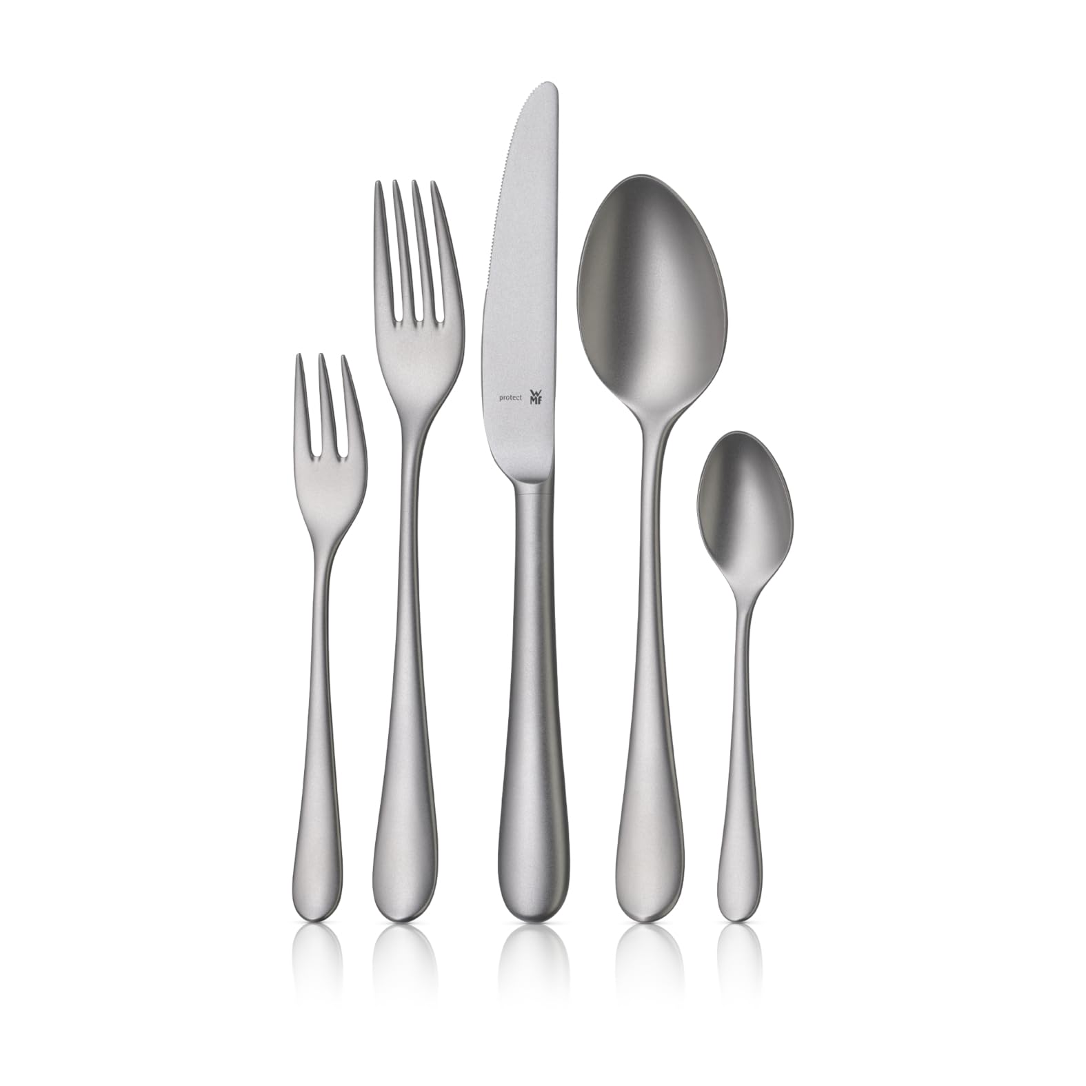 Merit Besteck-Set, 66-teiliges Set, 12 Personen, Ergonomisch, Cromargan protect, Spülmaschinenfest, Geschmiedete Klingen, Besteckbox 1140006311