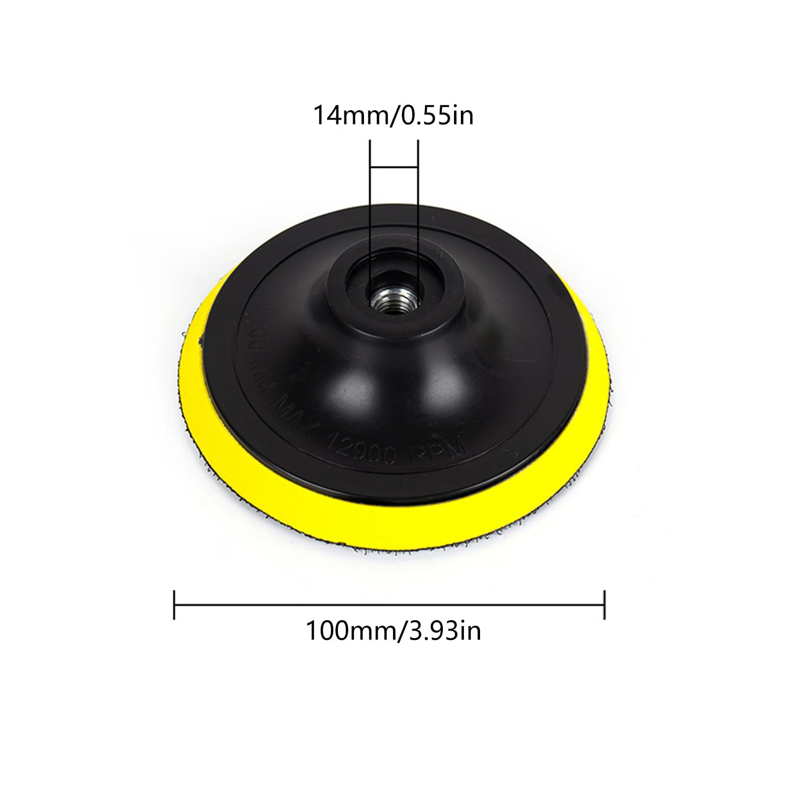 100 mm Nass-Trocken-Diamanten-Polierscheiben, Polierpad, Schleifscheibe zum Schleifen und Polieren von Stein- und Betonoberflächen, Diamant-Nasspad (16 Stück)