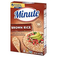 Minute Brown Rice, Instant Brown Rice for Quick Meals, 14-Ounce Box