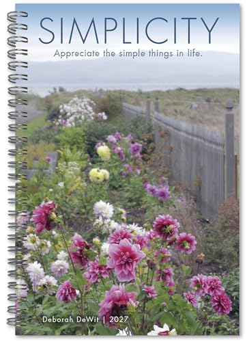 Simplicity 2027 Weekly & Monthly Planner, 16-Month Calendar with Artistic