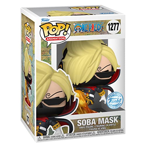 Funko Pop! Anime One Piece - Máscara de Soba (Raid Suit) Sanji Edición Especial Exclusiva Figura de Vinilo #1277 (Edición Especial Común) (M66483)