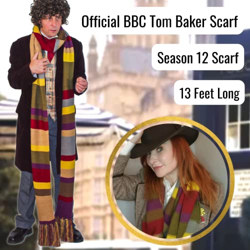 Official BBC Tom Baker Doctor Who Scarf - Fourth Doctor Scarf by Lovarzi2