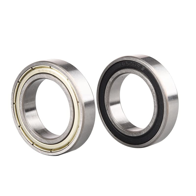 2Pcs 6804 Deep Groove Ball Thin Wall Ball Bearing 20 * 32 * 7mm 6804zz Bearing Steel Dedicated for Skateboard & Smart Lock(6804ZZ)