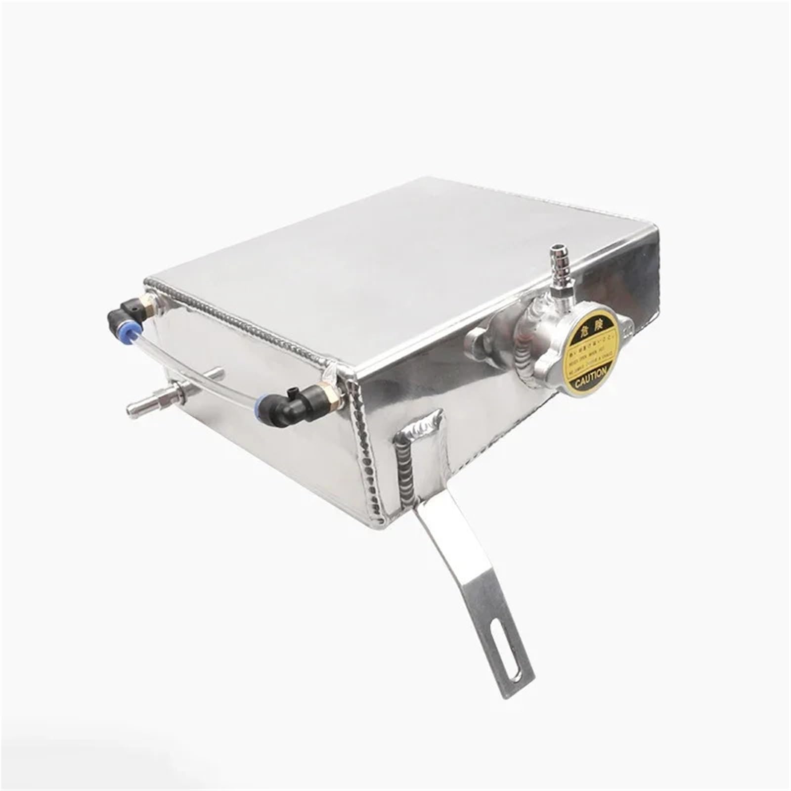 Zbiornik wyrównawczy 2L aluminiowy zbiornik wyrównawczy płynu chłodzącego 2L pasuje do Supra MK III IV 7MGTE 2JZGT srebrny Zbiornik Wyrównawczy Zbiornika