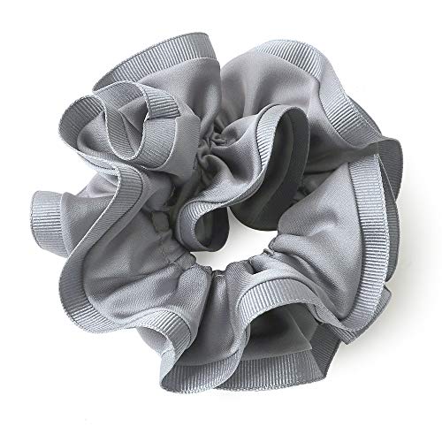 [ジュエルボックス] JewelVOX ヘアアクセサリー グログラン 無地 シンプル シュシュ グレー 選択