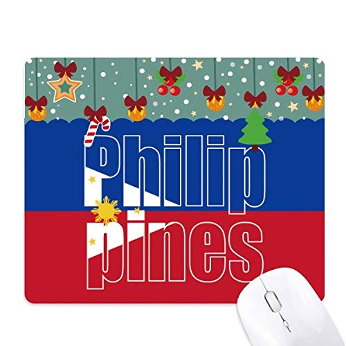 Tapis de souris drapeau Philippines résistant pour éviter les douleurs au poignet