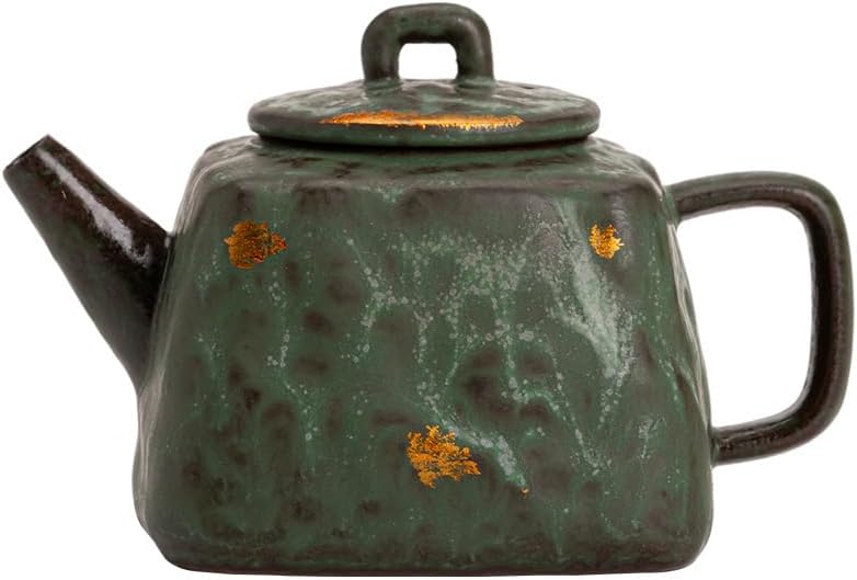 Vintage Bronze Glaze Chinese Teapot for Loose Leaf Tea