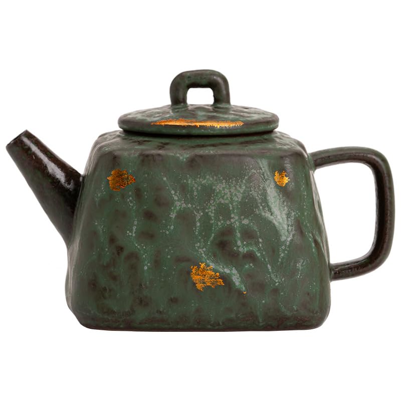 Teiera, Set da tè da Viaggio, teiera in Ceramica, teiera Cinese, Vecchia teiera in Fango di Roccia, Set da tè Vintage, teiera in Bronzo smaltato, infusore per tè in Foglie sfuse, teiere