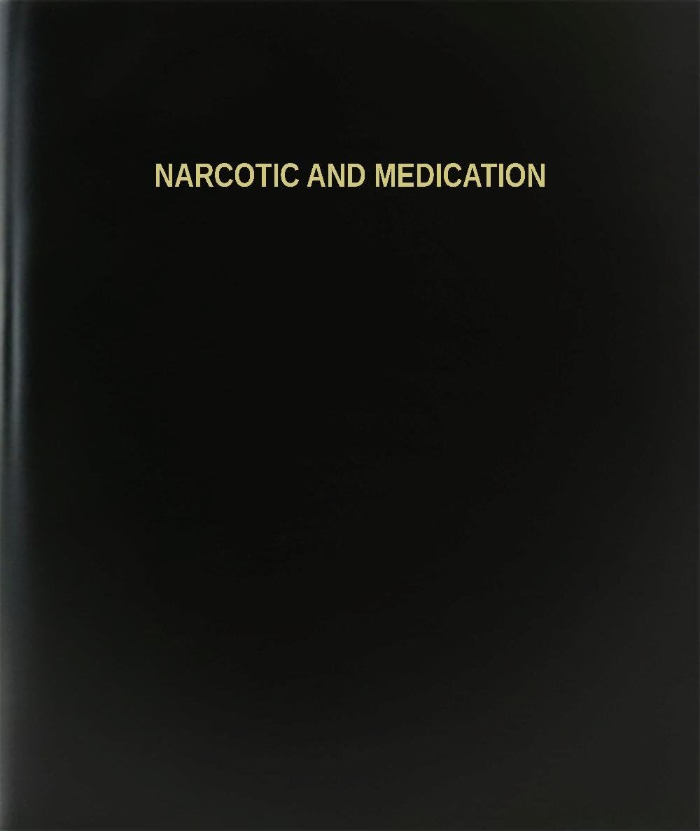 BookFactory® Narcotic And Medication Log Book / Journal