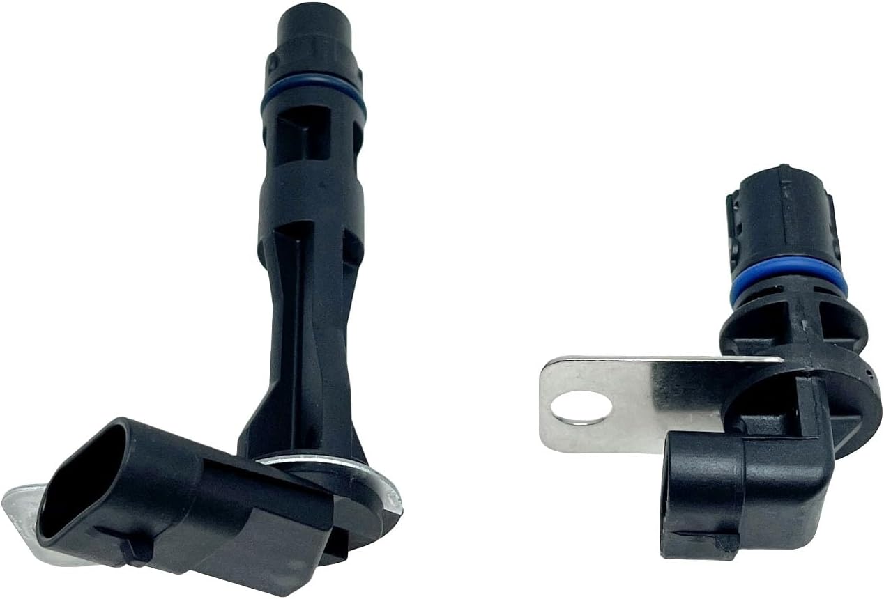 Crankshaft Crank and Camshaft Position Sensor PC278T+PC273T Compatible with Avalanche Express Silverado Suburban 1500 2500 3500 SSR Tahoe Trailblazer Envoy XL Savana Sierra Yukon 1500 2500 3500
