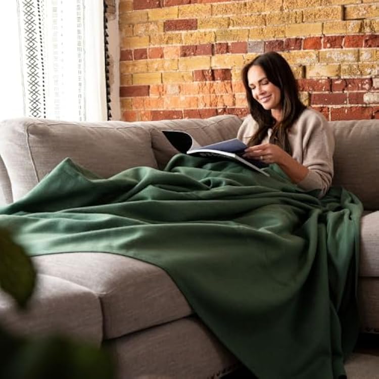 Arcturus Bighorn 100% Virgin Wool Blanket | Heirloom-Quality Wool Bedding for Home & Cabin | Warm, Thick & Durable (King Size, Sage)