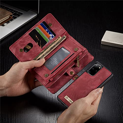 Étui en cuir pour Samsung S9 rouge idéal pour voyager léger - 4