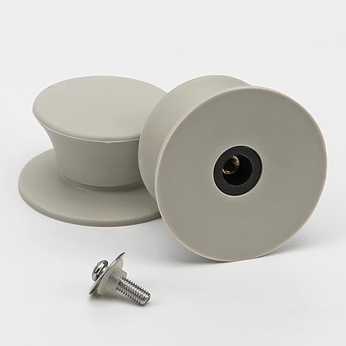 Pomo universal de repuesto para tapas de sartén de silicona, resistente al calor, sin BPA, apto para lavavajillas, se adapta a sartenes y cubiertas