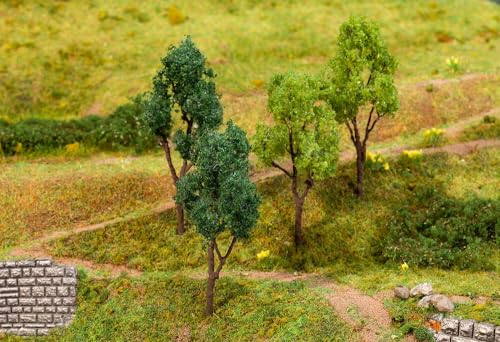 4 Arbres Assortis Faller pour Améliorer le Réalisme de votre Maquette