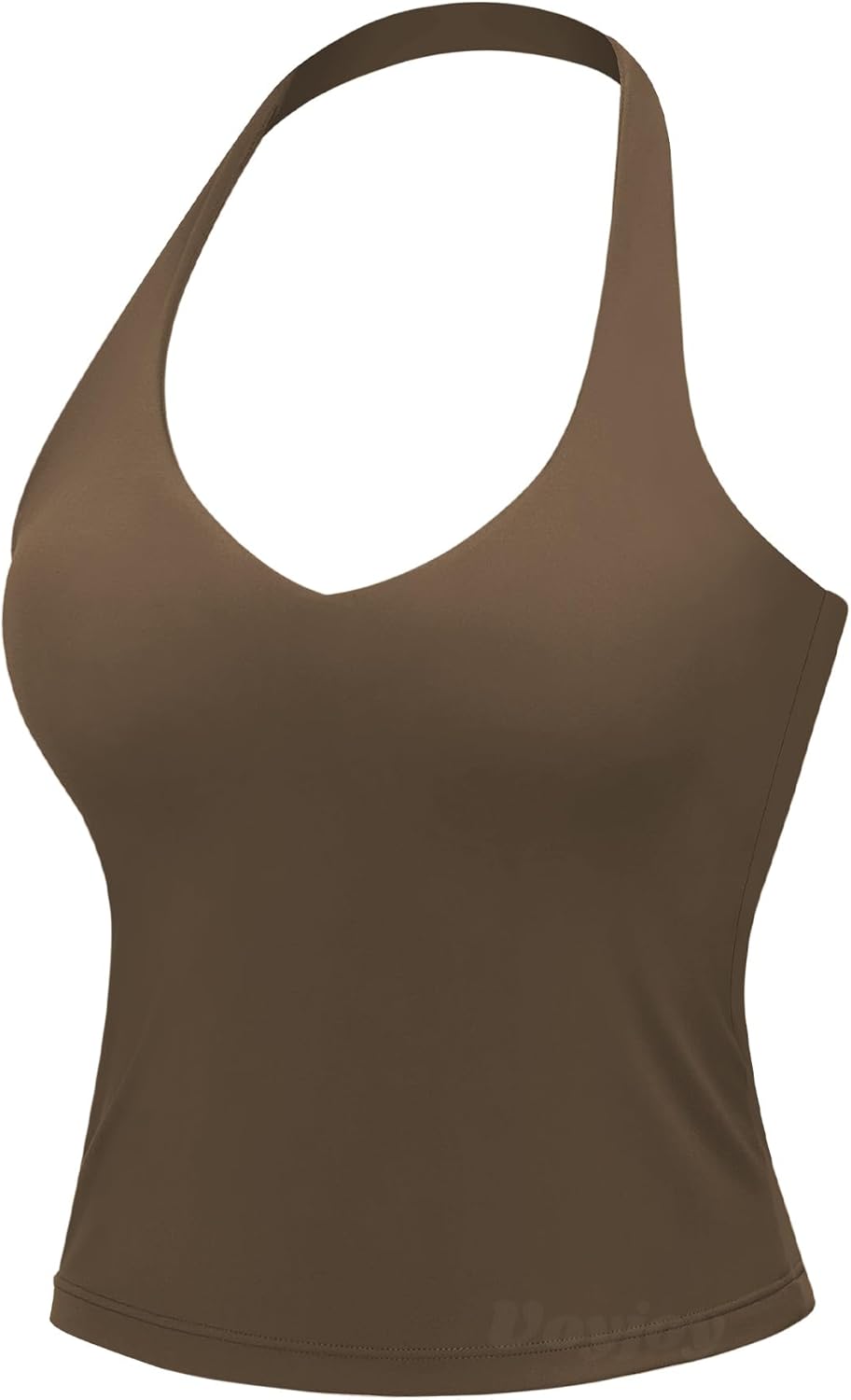 VOYJOY Women Halter Crop Top Padded V Neck Backless Sleeveless Workout Halter Tank Tops Going Out Yoga Gym Clothes - Image 5