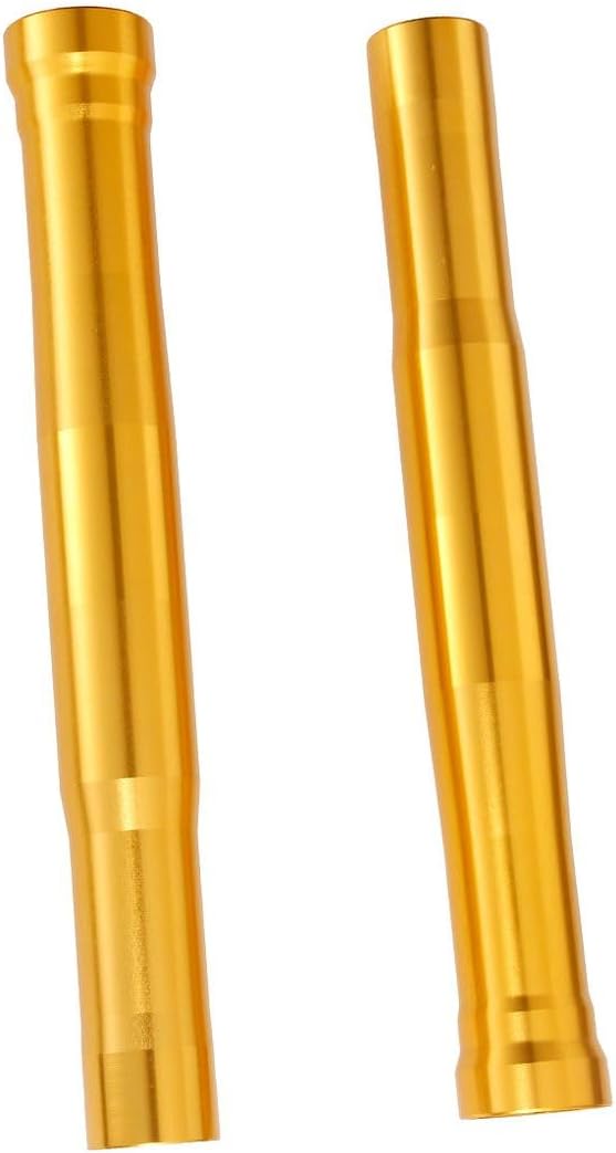 LANBAO Front Outer Fork Tubes Fork Pipes For Kawasaki Ninja ZX-12R ZX12R 2000 2001 2002 2003 2004 2005 2006 450mm Gold Shock Pipes