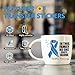Diabetes Awareness Month UV DTF Stickers - 20 Sheets Blue Bows Skull UV DTF Cup Wraps for 16 20 oz Glass, Diabetes Warrior Transfer Sticker Decals DIY Tumbler Water Bottle Bumper Decorations