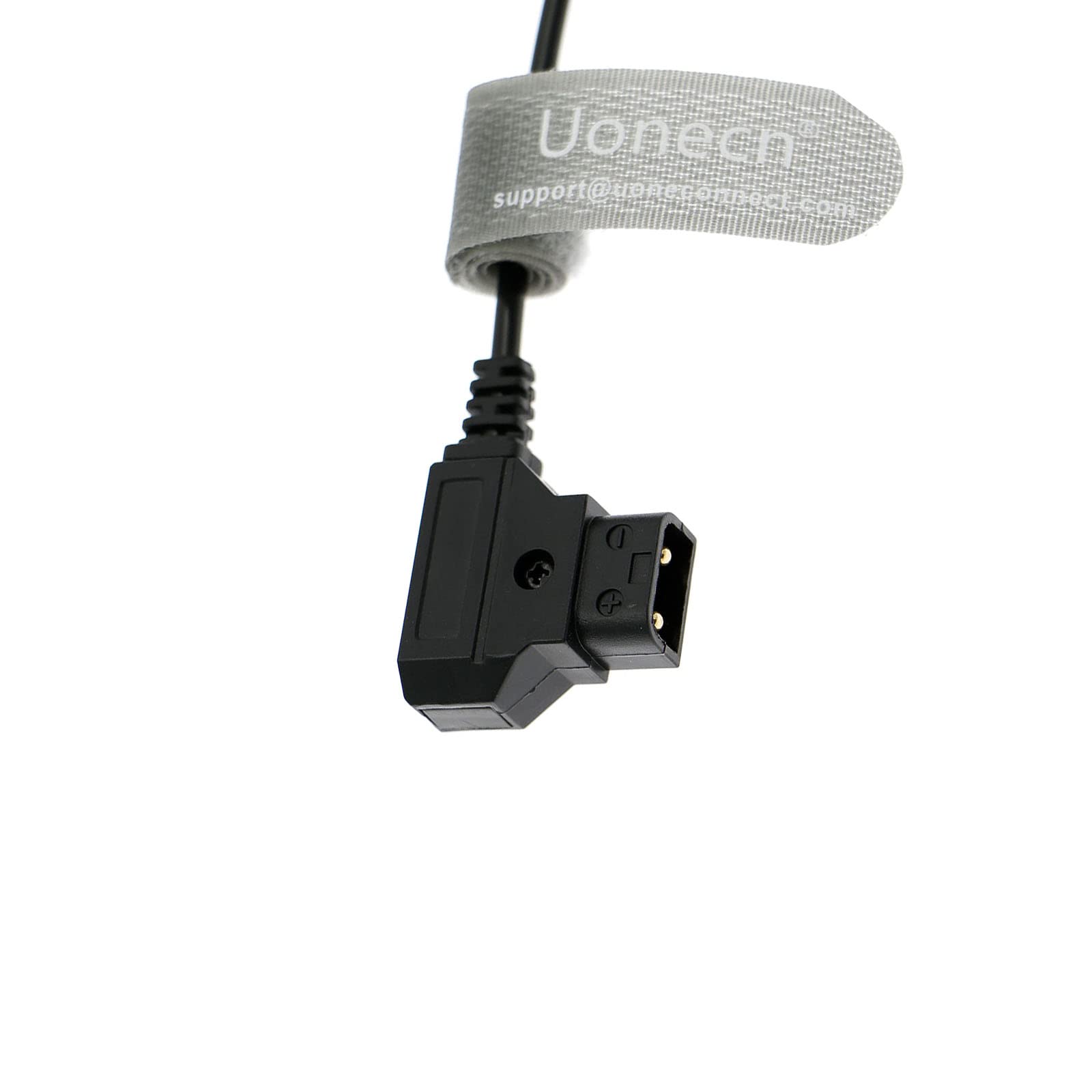 Uonecn D-Tap zu NP F550 Dummy Batterie Spulenkabel Stromkabel Adapter Kompatibel für Sony NP F550|F570|F970 |Atomos Ninja V Monitor (Spiralkabel)