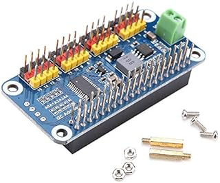 16 Channel 12-Bit PWM Servo Motor Driver Controller Board Module I2C Interface Control Steering Actuator Driver Board Steering Gear for Raspberry Pi,SG90,MG90S,MG996R