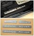Aluminum 4PCS Door Step sill Scuff Plate Trim Guards for Land Range Rover Evoque 4Door 2012 2013 2014 2015 2016 2017 2018
