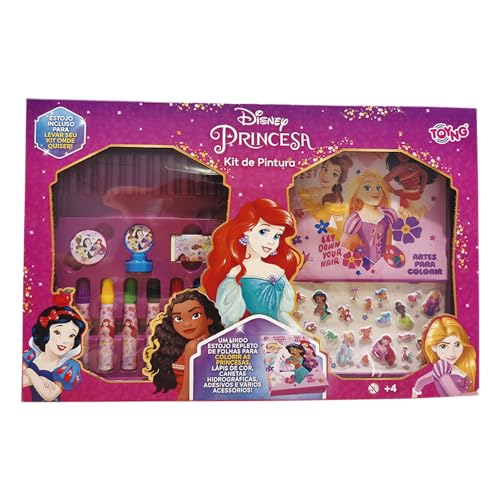 Princesas Kit Pintura C/Adesiv
