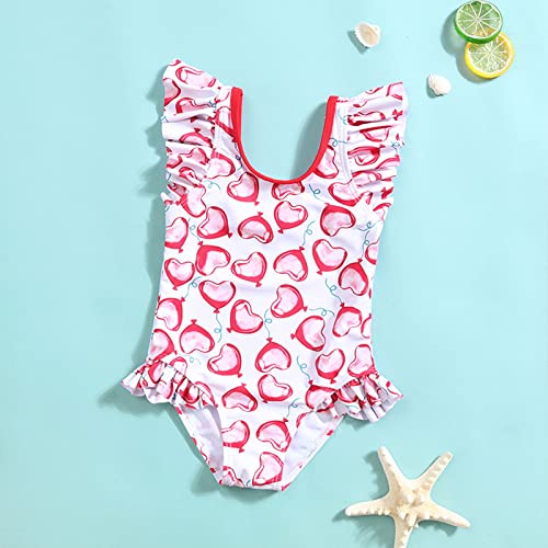 Kids Little Girl Swimsuit Cartoon Elephant Print Swimwear Bathing Suit Sleeveless Beachwear Onepiece Summer Beach2