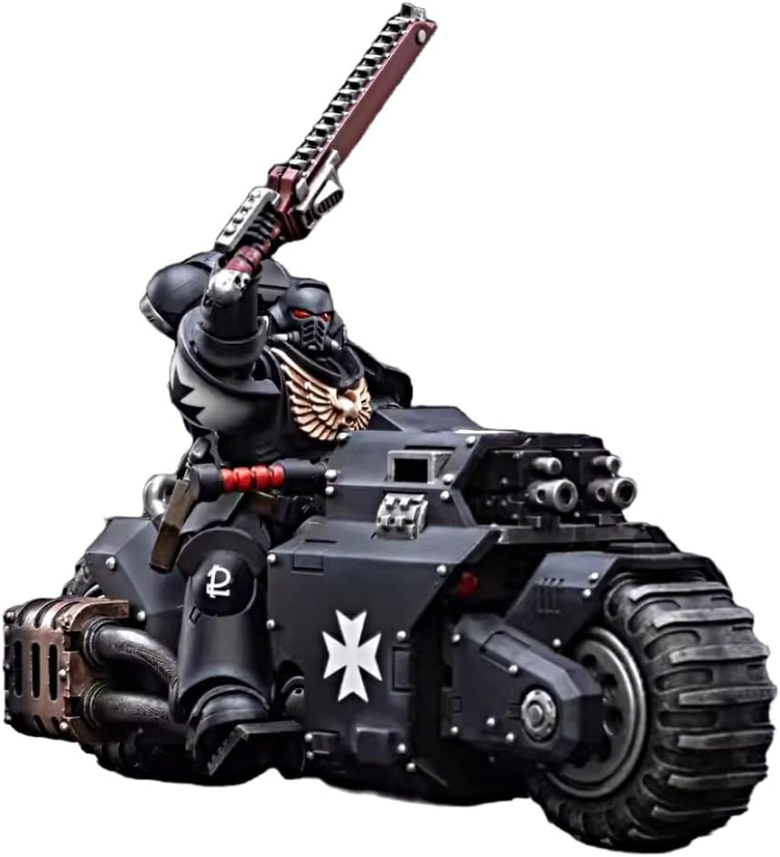 JOYTOY Warhammer 40K 1/18 Action Figures Space Marines Black Templars and Qutriders Collectible Model